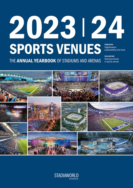 SPORTS VENUES 2023/2024, das internationale Jahrbuch der Sportstätten